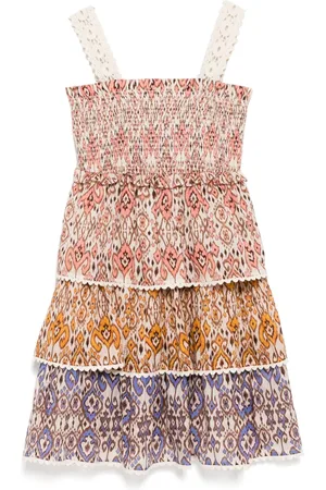 ZIMMERMANN Tiered shirred dress
