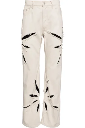 Kusikohc Origami cut-out jeans
