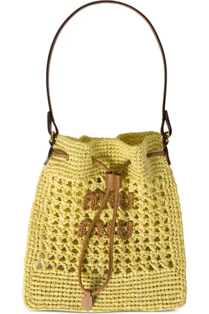 Miu Miu Mini crochet bucket bag