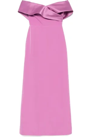 RHEA COSTA Off-shoulder maxi dress