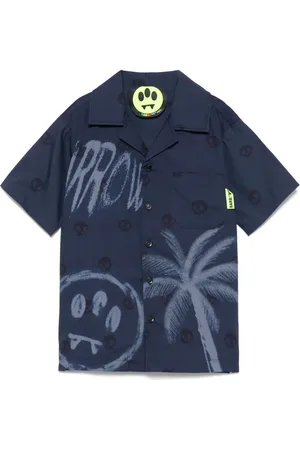 BARROW Skull-pattern shirt
