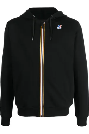 K-Way Logo-patch drawstring hoodie