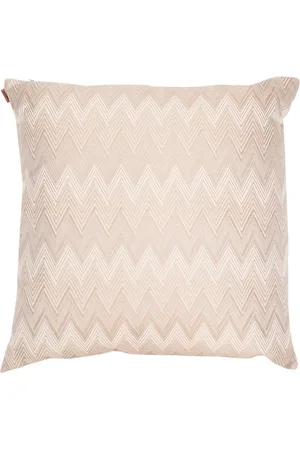 Missoni Zig-zag embroidered cushion