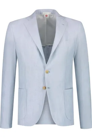 LUIGI BORRELLI NAPOLI Herringbone blazer