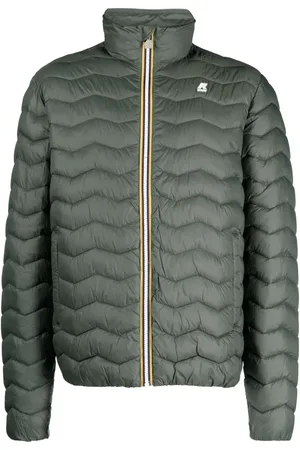 K-Way Zigzag-pattern padded jacket