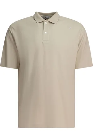 Stone Island Logo-embroidered polo shirt