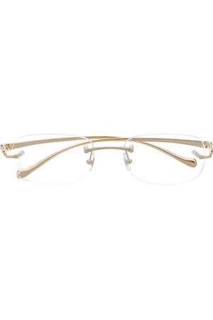 Cartier Panth??re rectangular frame glasses
