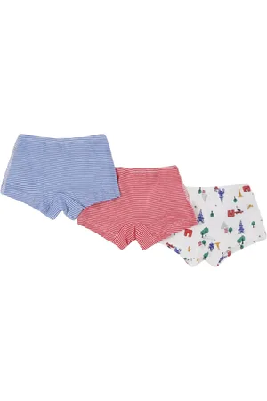 Petit Bateau Printed shorts (set of three)