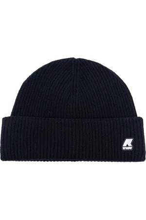 K-Way Logo-patch wool beanie