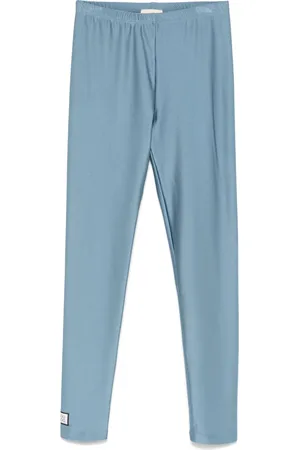 DOUUOD KIDS Logo-appliqué leggings