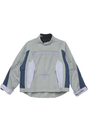 Kusikohc Rider logo-embroidered panelled jacket