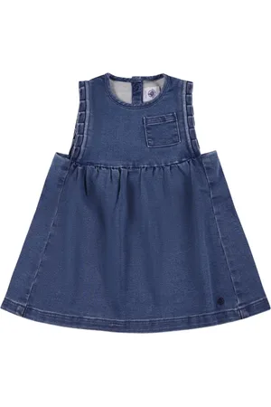 Petit Bateau Sleeveless denim dress