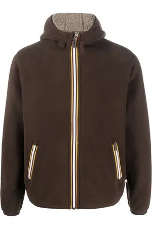 K-Way Reversible zip-up fleece jacket