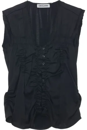 Low Classic Draped sleeveless shirt