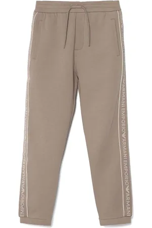 Emporio Armani Logo-embroidered track pants
