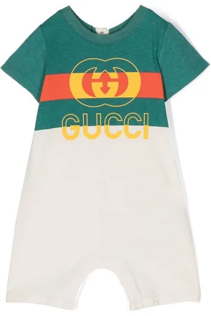 Gucci Logo-print detail romper