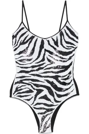 FISICO Zebra-patterned swimsuit