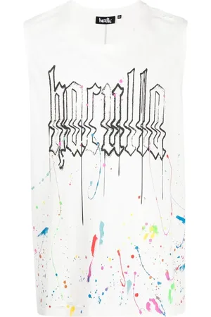 HACULLA Cut-out paint-splatter tank top