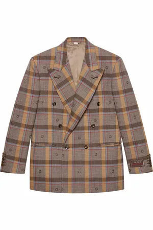 Gucci Check-wool jacket