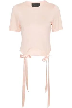 Simone Rocha Bow-detailing cotton T-shirt