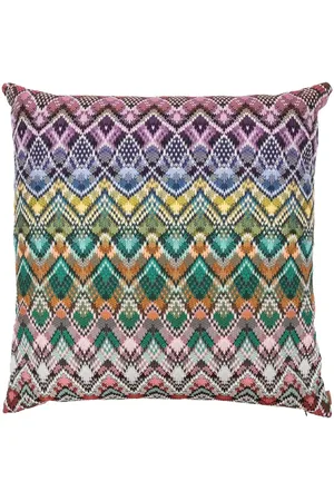 Missoni Decorative abstract-pattern cushion