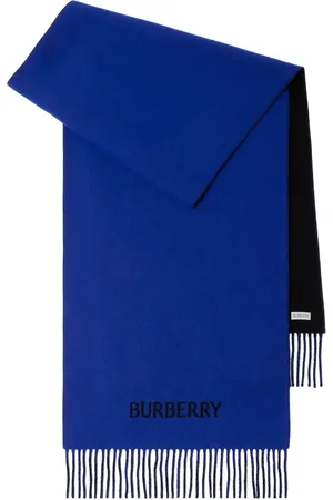 Burberry Equestrian cashmere reversible scarf