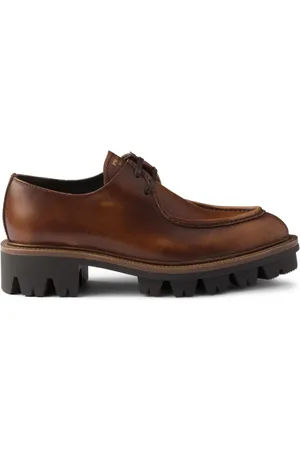 Prada Chunky-sole lace-up Oxford shoes