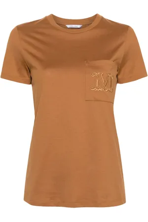 Max Mara Logo-embroidered cotton T-shirt