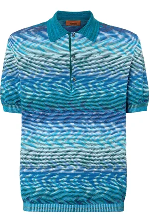Missoni Zigzag-woven polo shirt