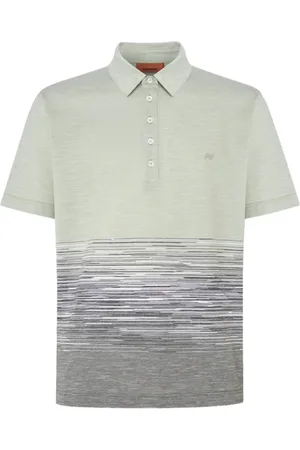 Missoni Intarsia-knit polo shirt