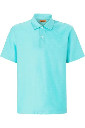 Missoni Zigzag-woven polo shirt