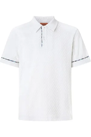 Missoni Zigzag-woven polo shirt