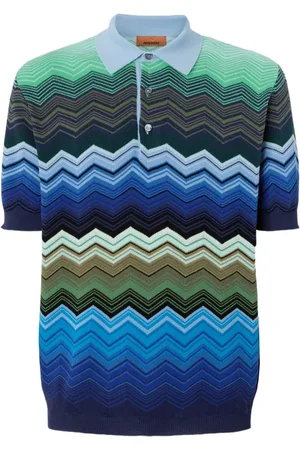 Missoni Zigzag-woven polo shirt