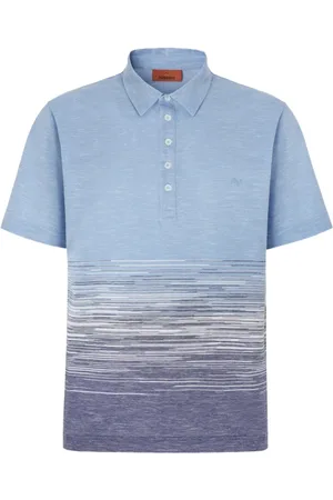 Missoni Intarsia-knit polo shirt