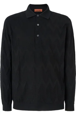 Missoni Zigzag-woven polo shirt