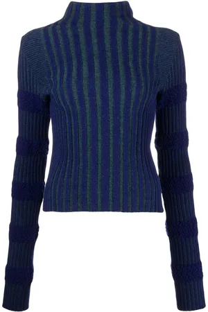 Paula Canovas Del Vas Ribbed-knit long-sleeve jumper
