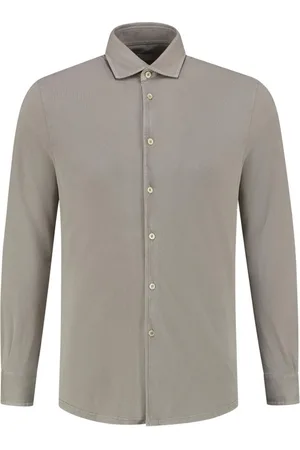 FEDELI Textured long-sleeve shirt