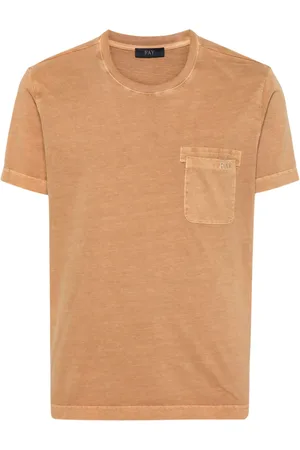 FAY Embroidered-logo cotton T-shirt
