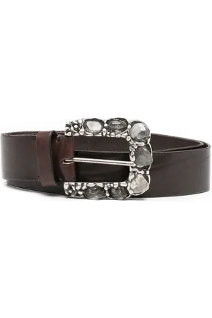 P.A.R.O.S.H. Gem-embellished leather belt