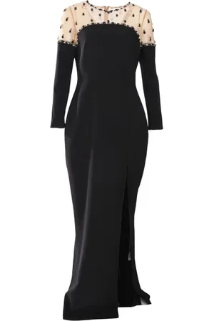 Marchesa Notte Crepe gown dress