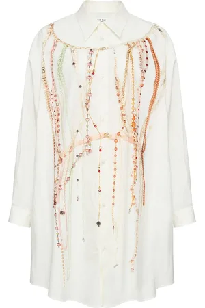 Maison Margiela Bead detailing shirt dress
