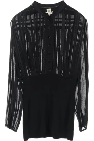 Hermès 2010s silk blouse