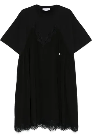 Stella McCartney Lace-panels midi dress