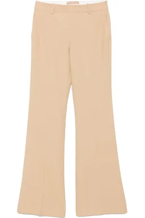ERMANNO SCERVINO Slub-texture trousers
