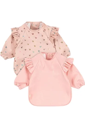 Konges Sløjd Cherry-motif bib (set of two)
