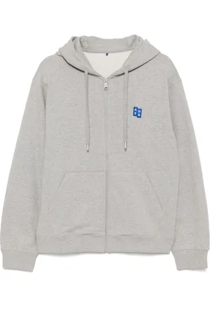 Ader Error Trs tag zip-up hoodie