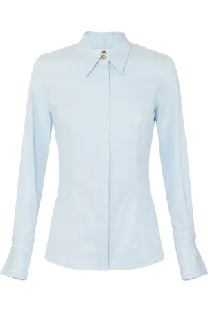 Elisabetta Franchi Logo-embroidered shirt