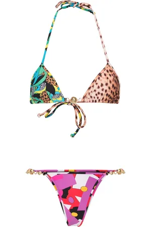 Reina Olga Splash mix-print bikini