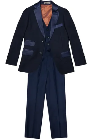 Romano Satin-trim suit (set of three)