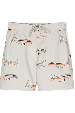 Mini Rodini Airplane-print swimshorts